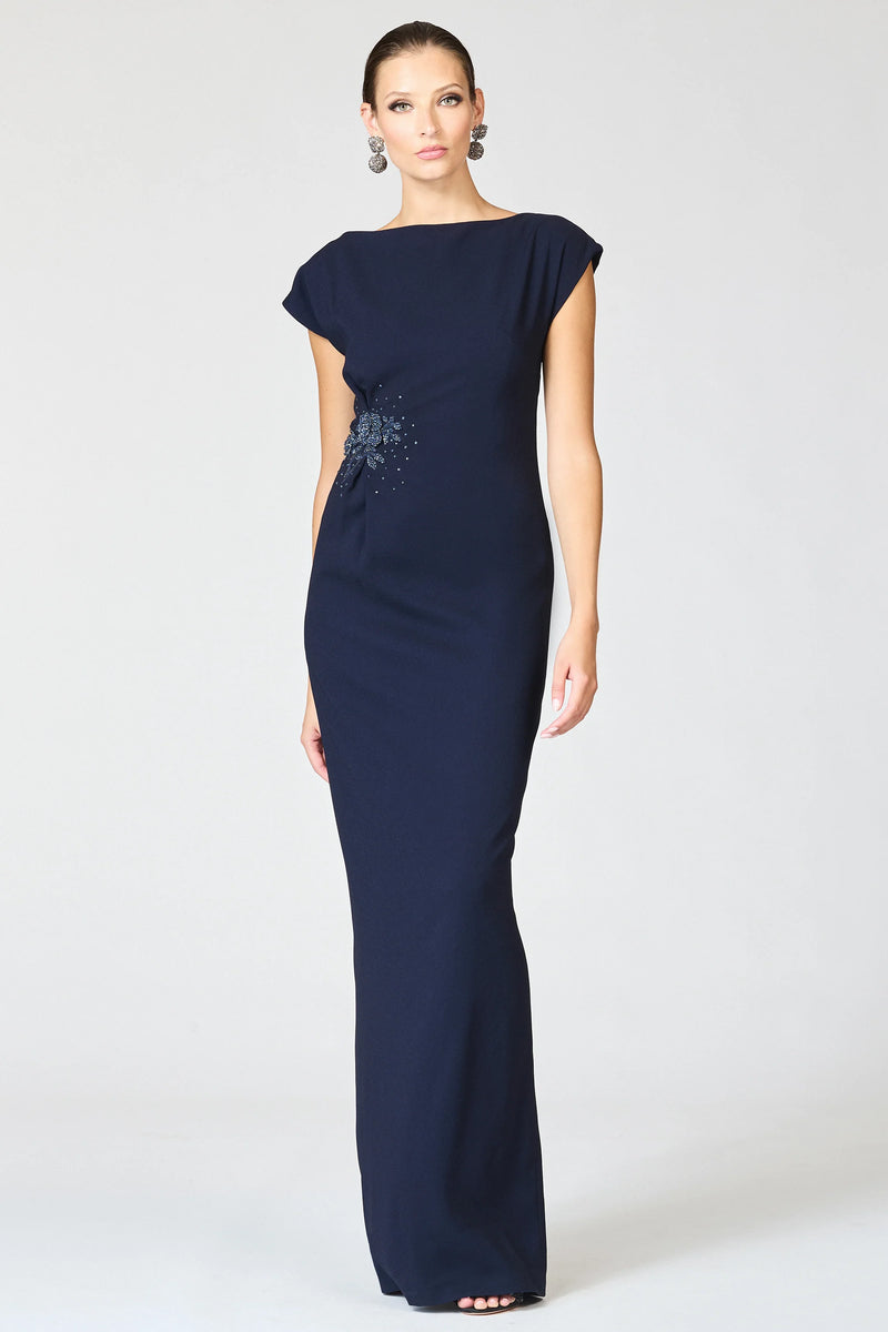 Embellished Kelly Gown