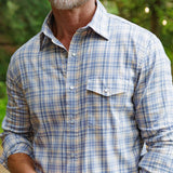 Criquet Performance Pearl Snap Button Down - Daybreak Pld