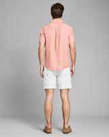 Short Sleeve Linen Tuscumbia Shirt Button Down - Oak Hall