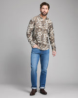 Camellia Jacquard Cedar Shirt - Oak Hall