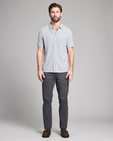 Short-Sleeve Textured Treme Knit Shirt - Oak Hall