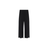 L'Agence Novalynn Cropped Pleated Pant - Black