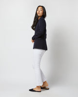 Parker Jacket - Navy Wool Pique