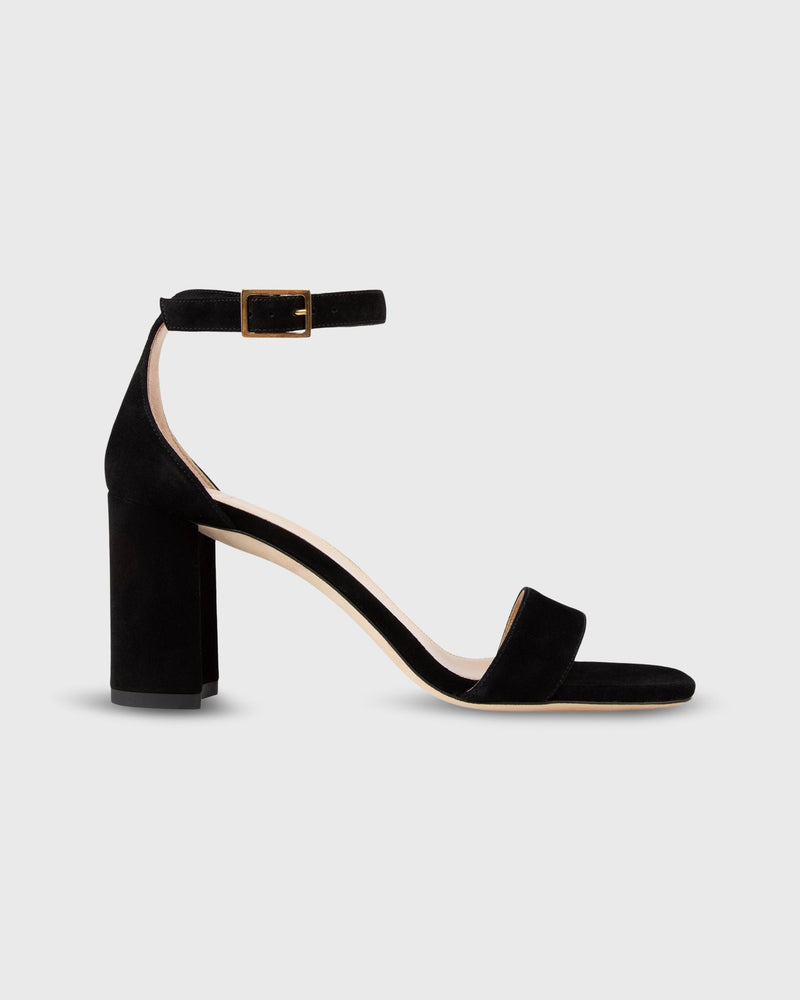 High Ankle-Wrap Block Heel - Oak Hall