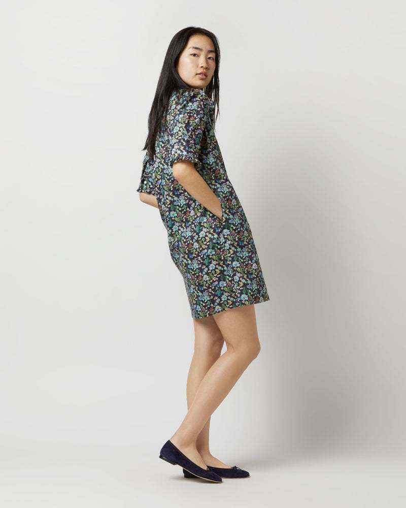 Elbow-Sleeve Frill Dress - Oak Hall