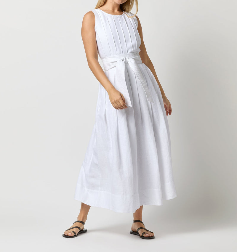 Pleated Jill Dress - Oak Hall