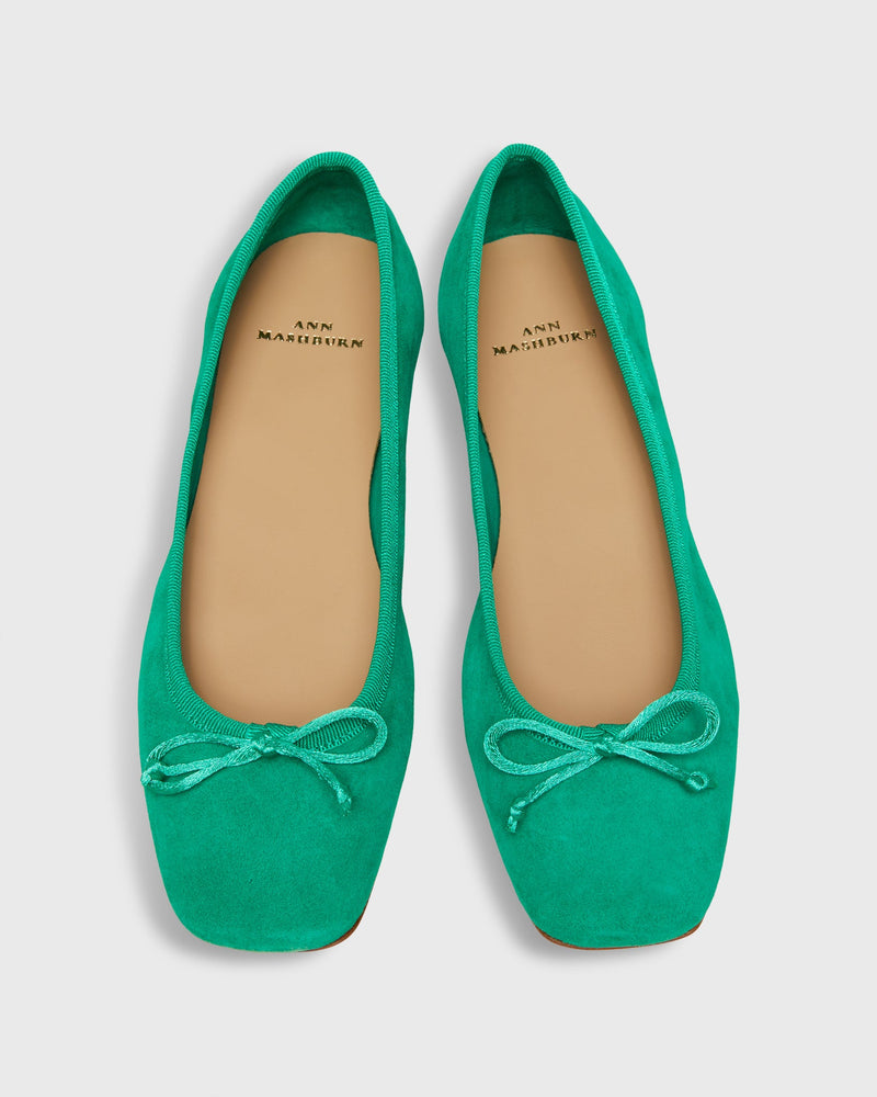 Square-Toe Ballet Flat - Oak Hall