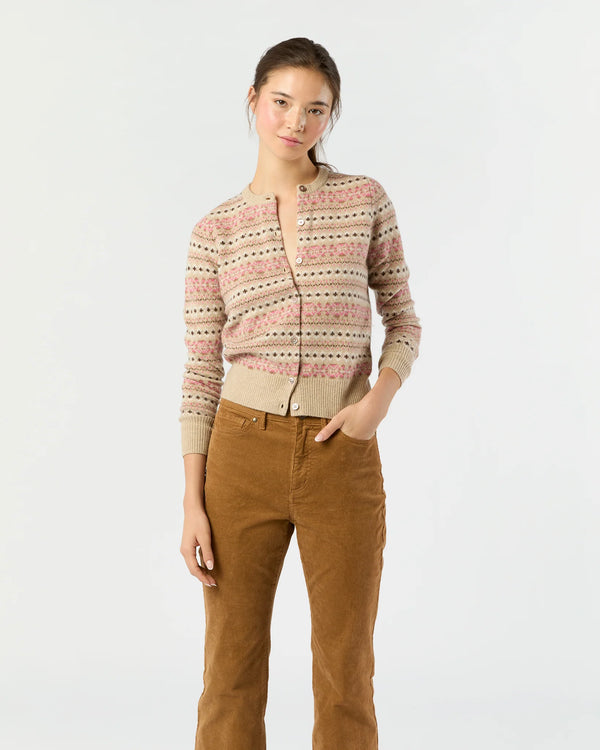 Rosie Fair Isle Cardigan - Oak Hall
