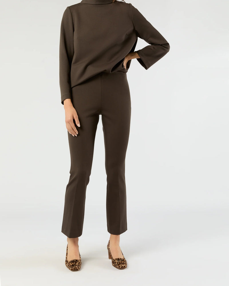 Faye Flare Cropped Pant - Oak Hall