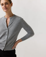 Rosie Cardigan - Mid Heather Grey