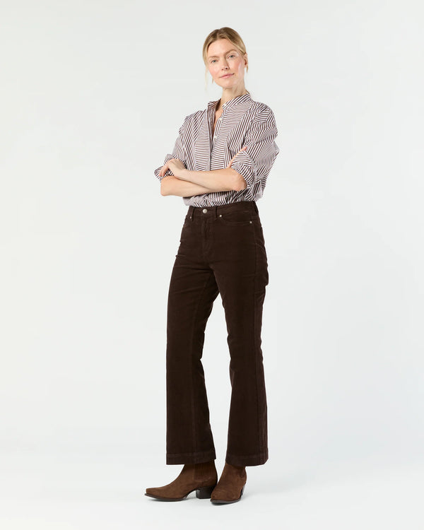 Kendall Flare 5-Pocket Jean - Oak Hall