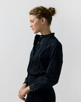 Letitia Blouse - Black Poplin