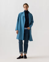 Ann Mashburn Kimono Carina Coat - Delft Blue