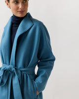 Ann Mashburn Kimono Carina Coat - Delft Blue