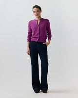 Rosie Cardigan - Heather Fuchsia
