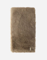 Herno Faux Long Fur Scarf - Champagne