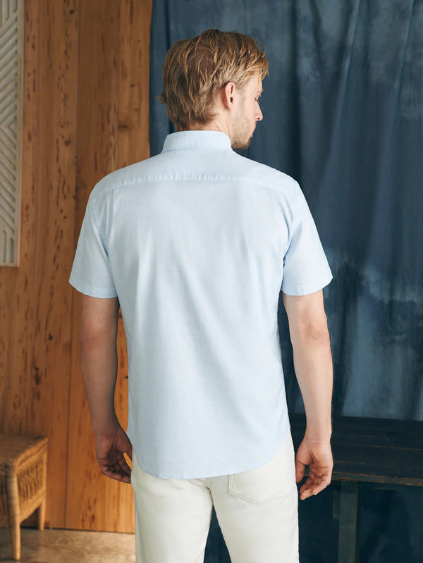 Short Sleeve Supima Oxford Shirt - Oak Hall