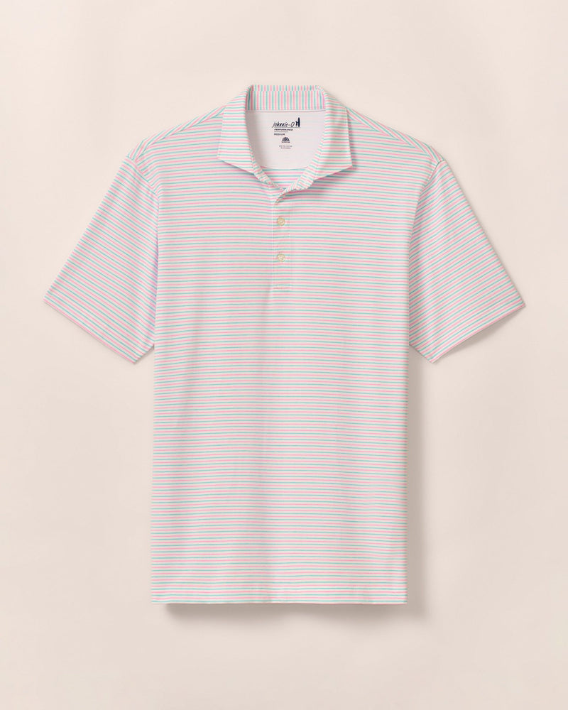 Performance Jersey Polo - Vik Stripe - Oak Hall