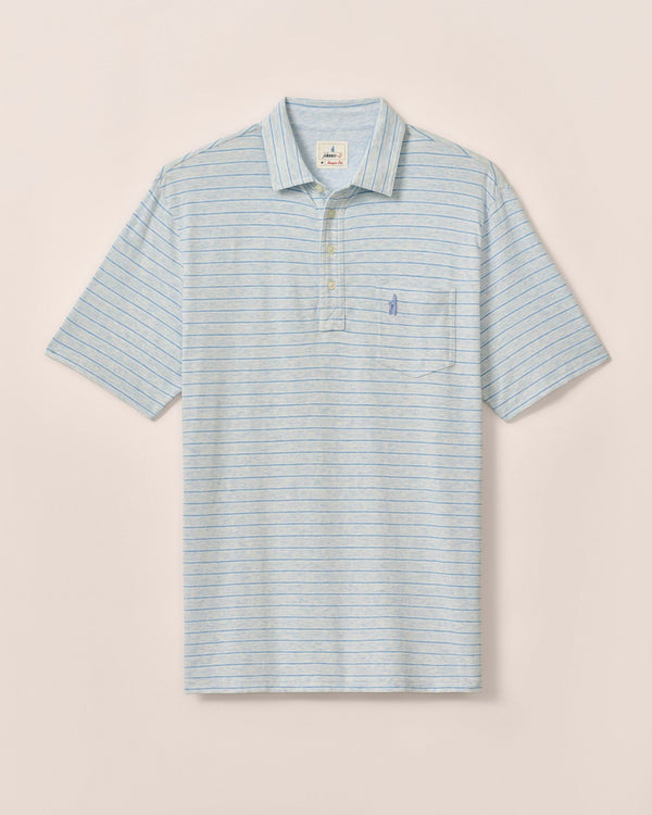 Original 4-Button Polo - Matthis Stripe - Oak Hall