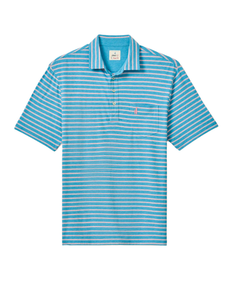 Original 4-Button Polo - Matthis Stripe - Oak Hall