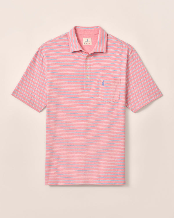 Original 4-Button Polo - Matthis Stripe - Oak Hall