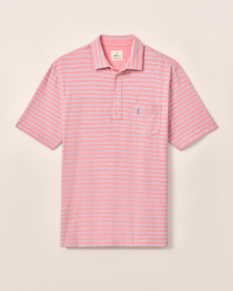 Original 4-Button Polo - Matthis Stripe - Oak Hall