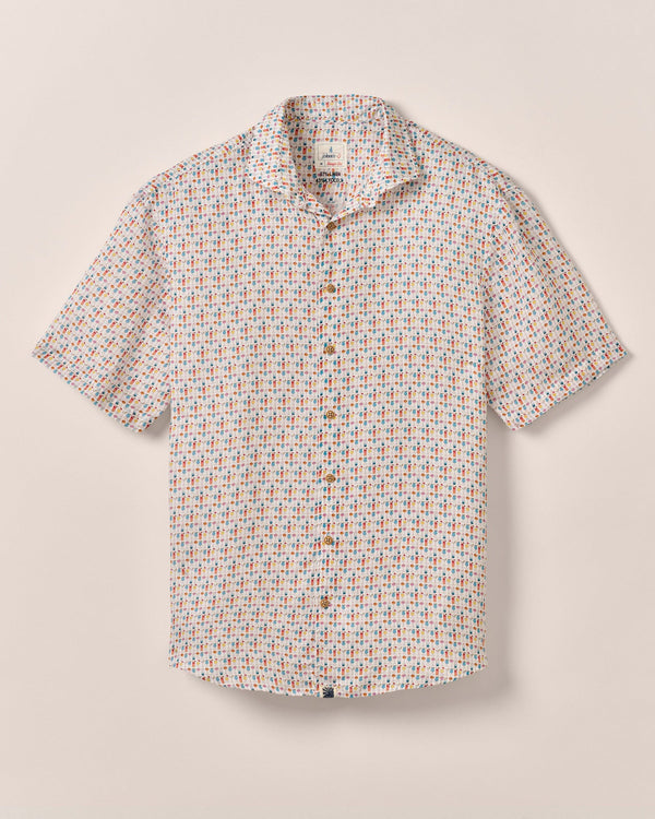 Short Sleeve Hangin' Out Linen Button Down Shirt - 5 O' Clock Somewhere