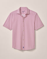 Short Sleeve Hangin' Out Knit Button Down Shirt - Caspian