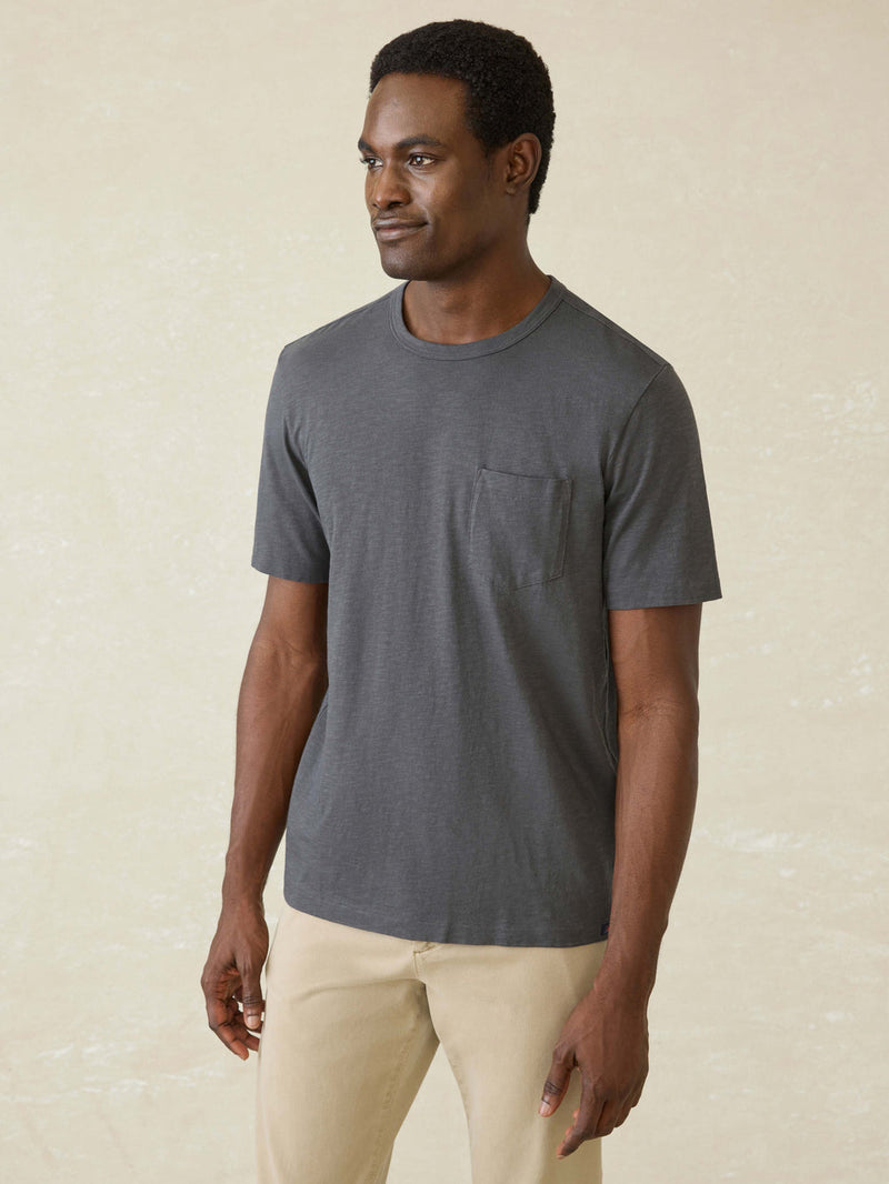 Sunwashed Pocket Tee - Oak Hall