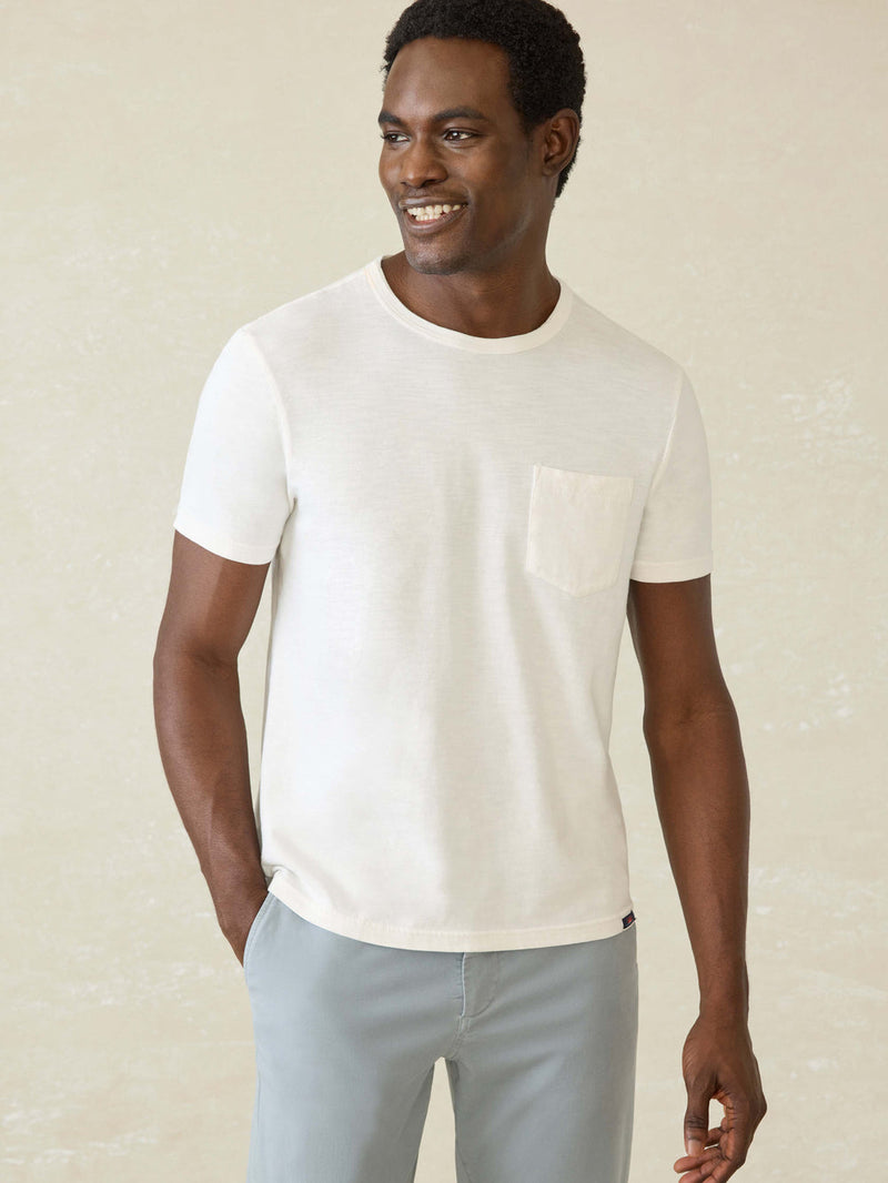 Sunwashed Pocket Tee - Oak Hall