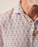 Short Sleeve Hangin' Out Linen Button Down Shirt - 5 O' Clock Somewhere