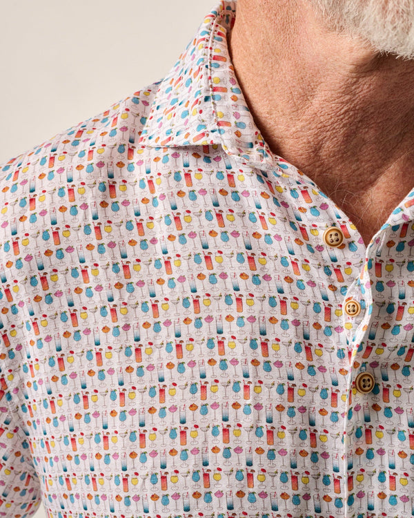 Short Sleeve Hangin' Out Linen Button Down Shirt - 5 O' Clock Somewhere