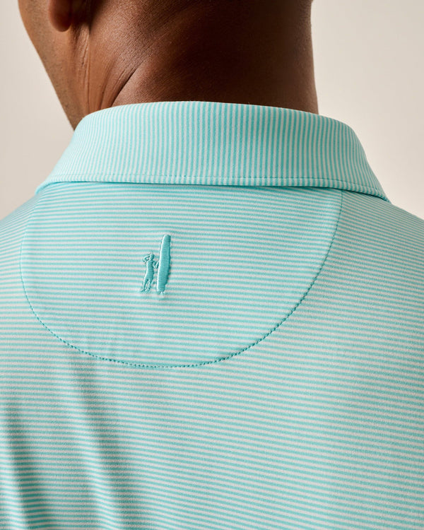 Performance Jersey Polo - Lyndonn Stripe - Oak Hall