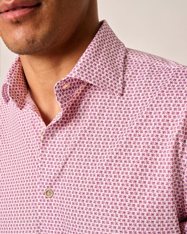 Short Sleeve Hangin' Out Knit Button Down Shirt - Caspian