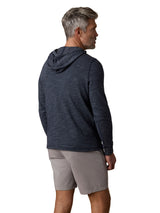 Faherty Sunwashed Slub Hoodie - Sea Grey Stripe