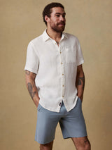 Short Sleeve Palma Linen Shirt - Oak Hall