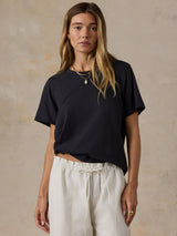 Sunwashed Regenerative Tee - Washed Black
