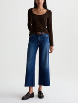 AG Jeans Saige Wide Leg Crop Jean - Hard Bop