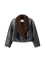 Stella Faux Shearling Jacket - Deepest Brown/Pilot Brown