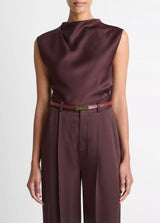 Draped Cowl Neck