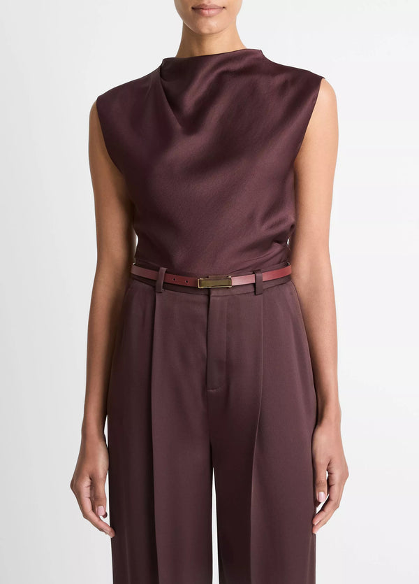 Draped Cowl Neck