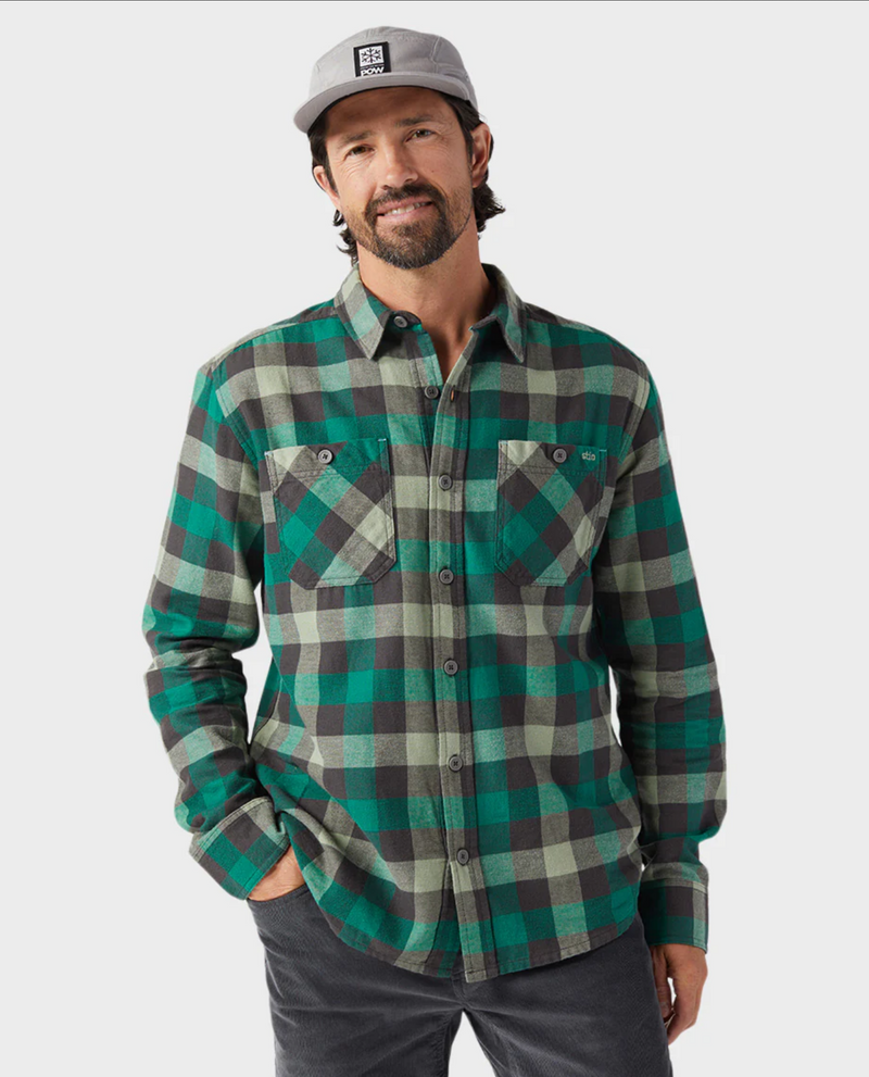 Men's Miter Lightweight Flannel Shirt - Oak Hall