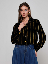 Cosette Crop Hi Low Shirt