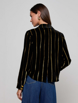 Cosette Crop Hi Low Shirt