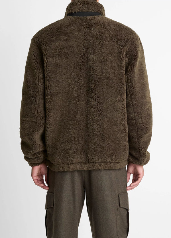 Faux Sherpa Zip Jkt