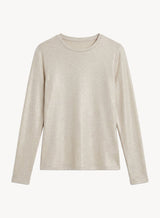 Soft Touch Metallic L/S Crewneck