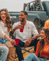 Tennessee Tailgater Long Sleeve Snap Shirt - White