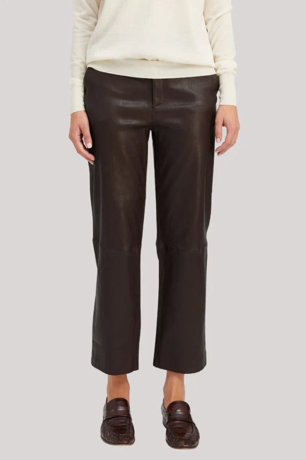 Cropped Baggy Trousers - Oak Hall