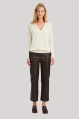 Cropped Baggy Trousers - Oak Hall