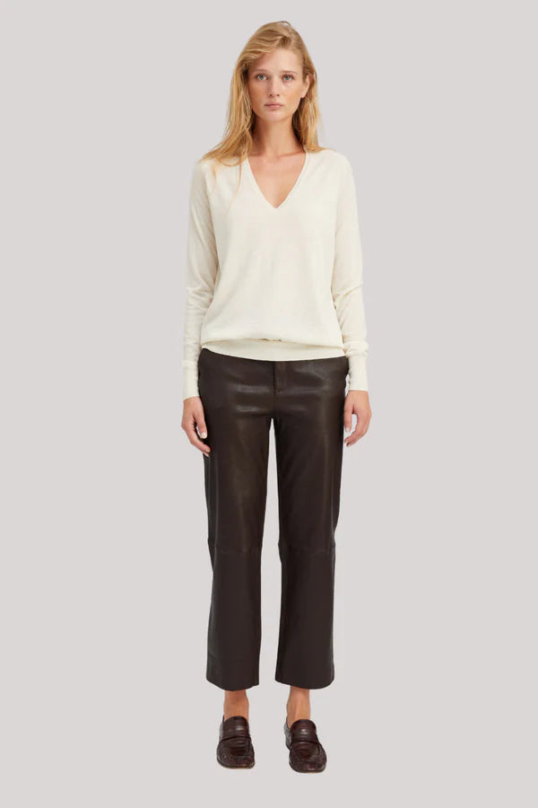 Cropped Baggy Trousers - Oak Hall